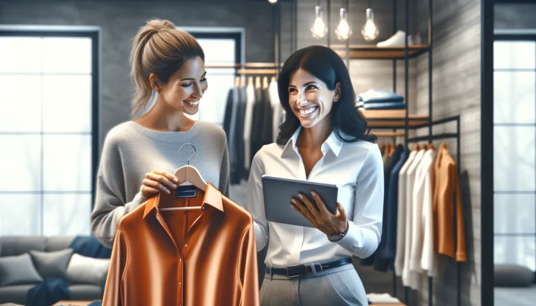 connect with customer in retail