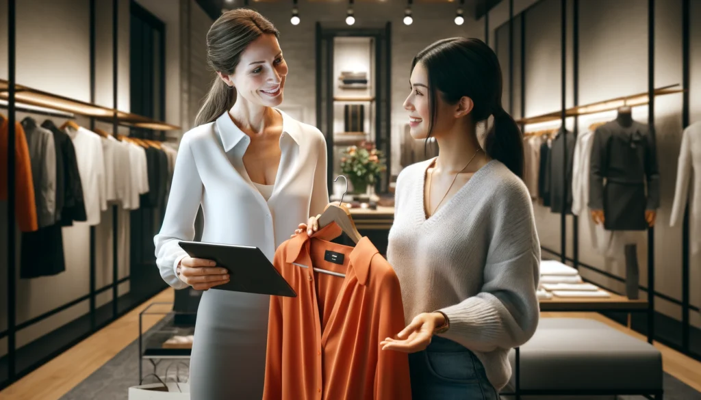 personalised interactions using in-store digital points