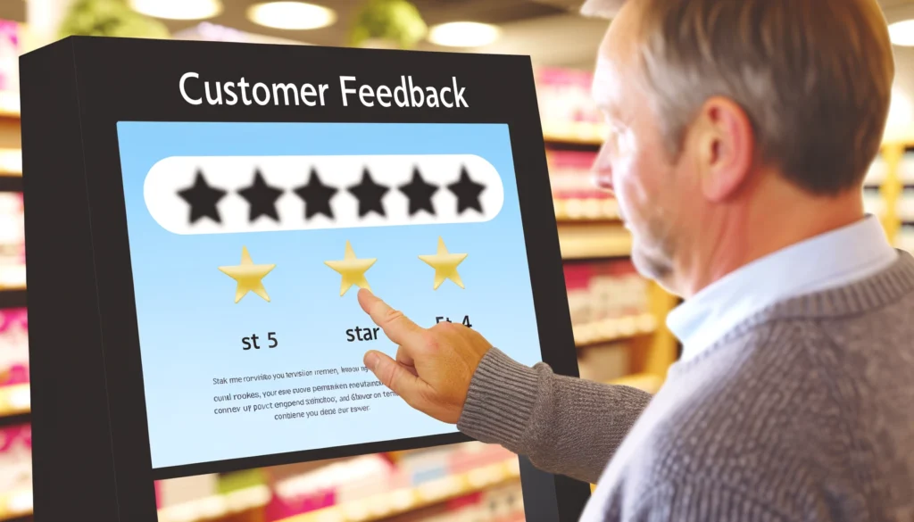 using in-store digital touchpoints for feedback collection